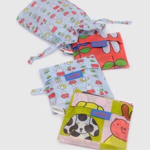 BAGGU reusable Miffy set "garden Miffy, Miffy" Set